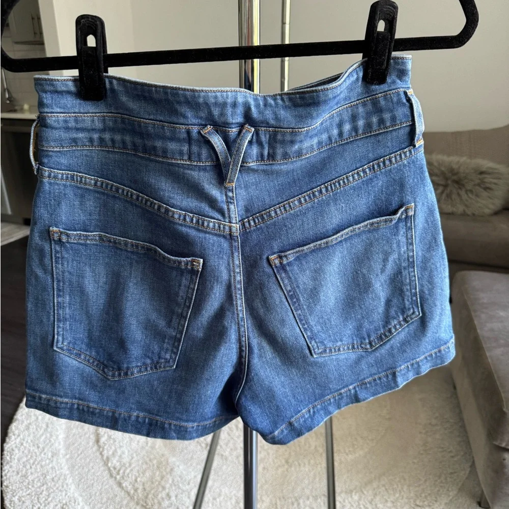 Veronica Beard Indigo Denim Shorts - Picture 5 of 13